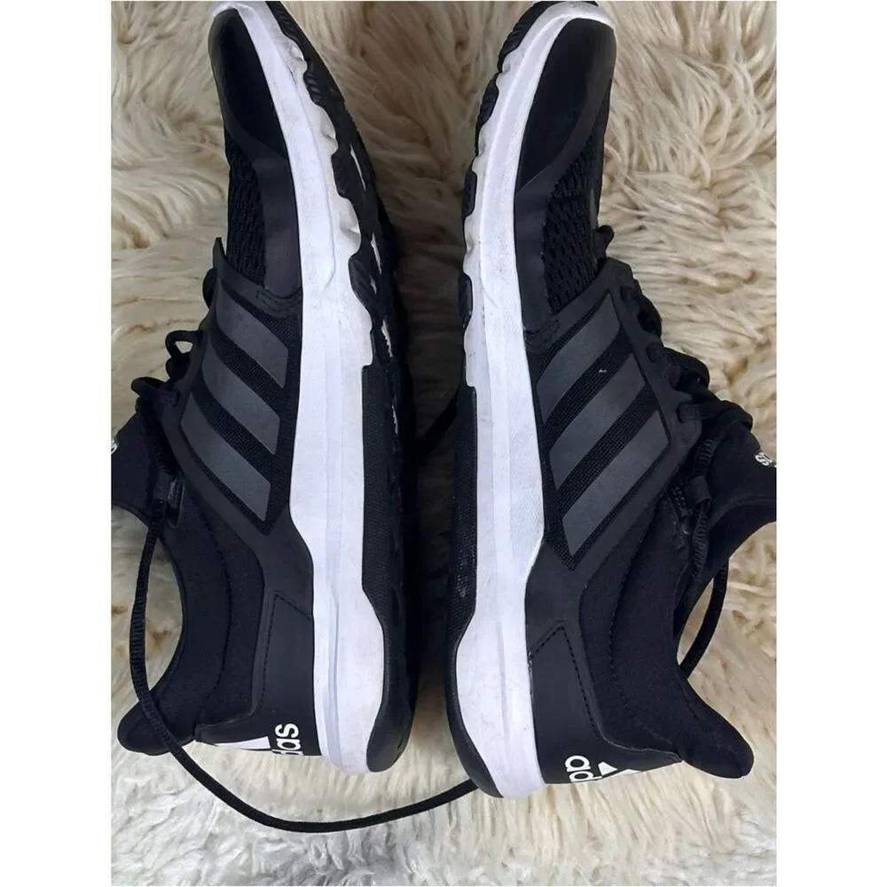 adidas Black and White Men's Athletic Running Shoes